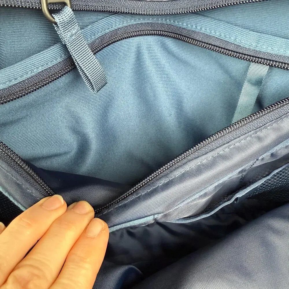 The North Face Backpack Navy Blue Laptop Travel School Commuter Techwear